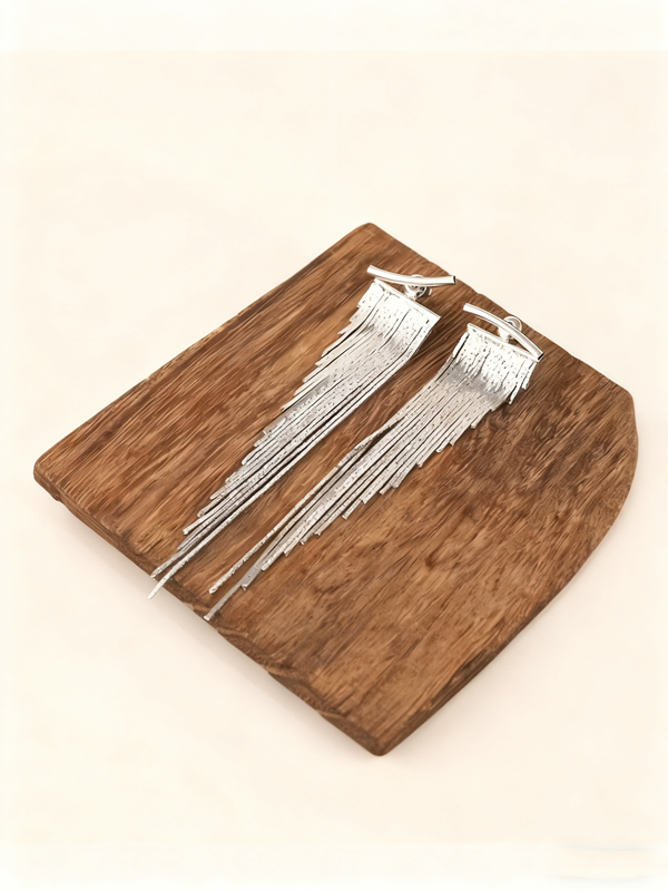 Pendientes Plateados Charlotte