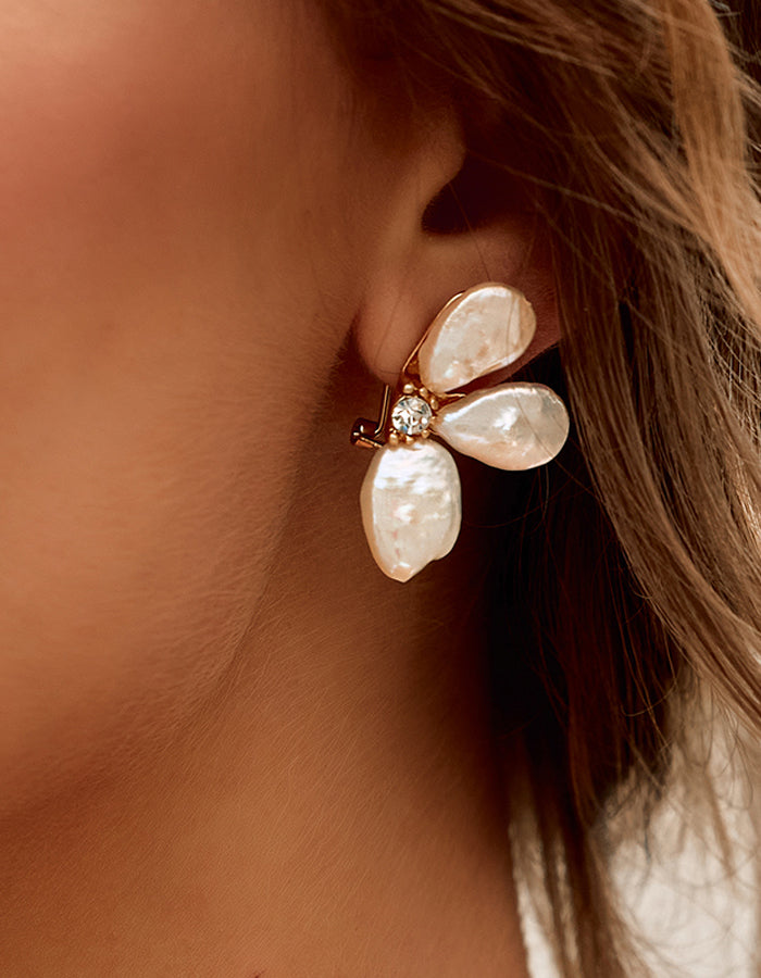 Pendientes Flor de Seda