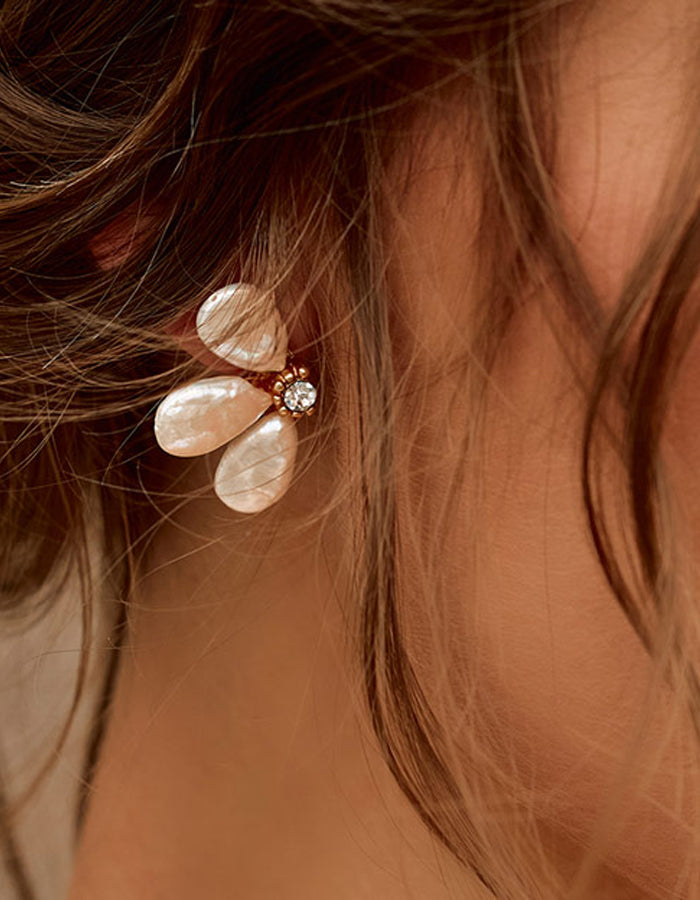 Pendientes Flor de Seda
